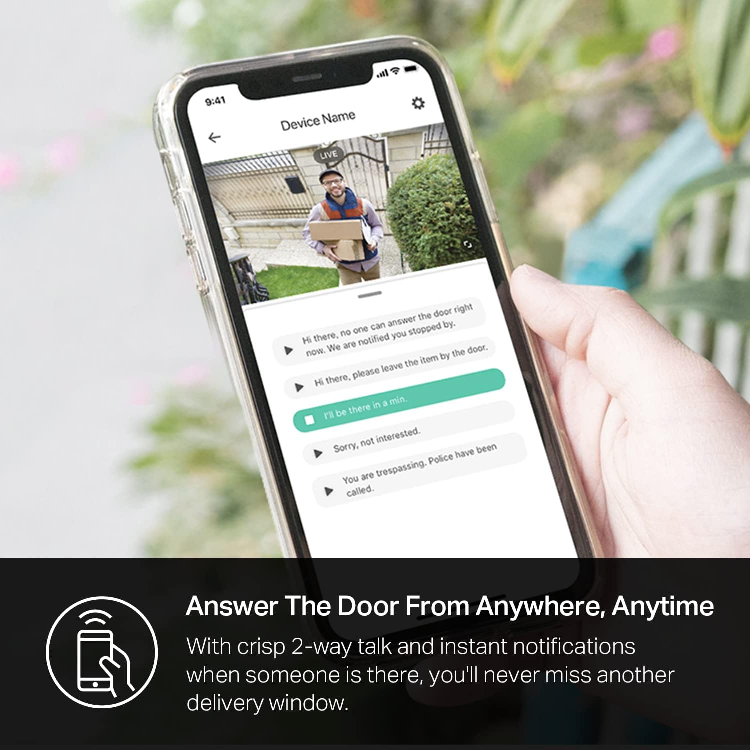 Kasa Smart Video Doorbell Camera Hardwired w/ Chime, 2K Resolution, Always-on Power, Night Vision, 2-Way Audio, Real-Time Notification, Cloud & SD Card Storage, Works w/ Alexa & Google Home (KD110) - Image 6